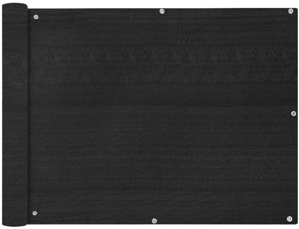 Balkónová zástena HDPE 90 × 600 cm antracitová Zástena