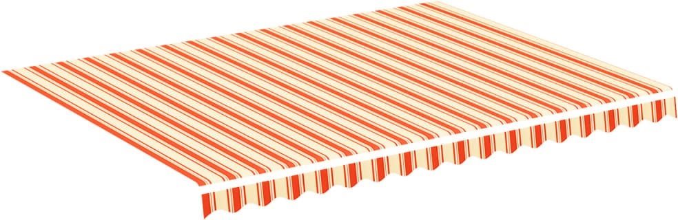 SHUMEE Plachta na markízu, žlto-oranžová 400 × 300 cm Markíza