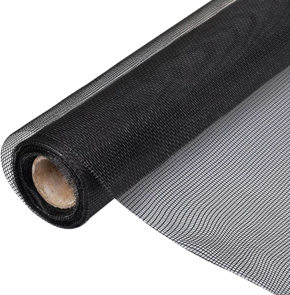 Sieť proti hmyzu sklolaminát 100 × 500 cm čierna Sieťka na okno
