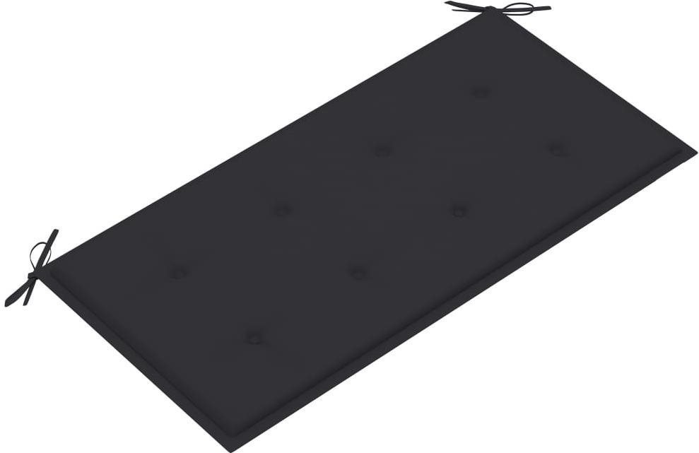 SHUMEE Polstr na zahradní lavici 3 × 50 × 100 cm, antracit Polstr