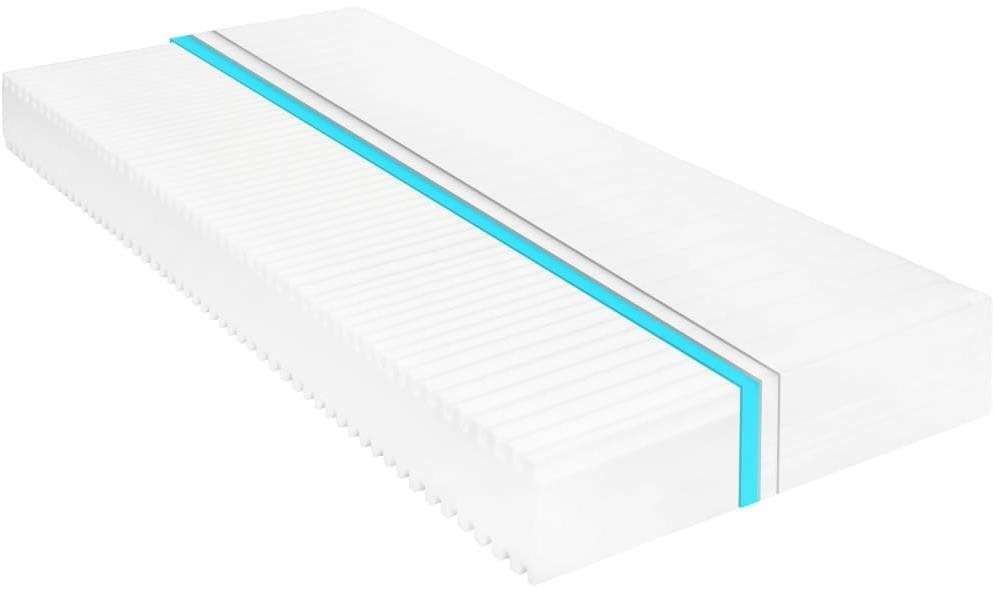 Matrac 180 × 200 cm 7 zón PU pena 16 cm H2 H3 Matrac