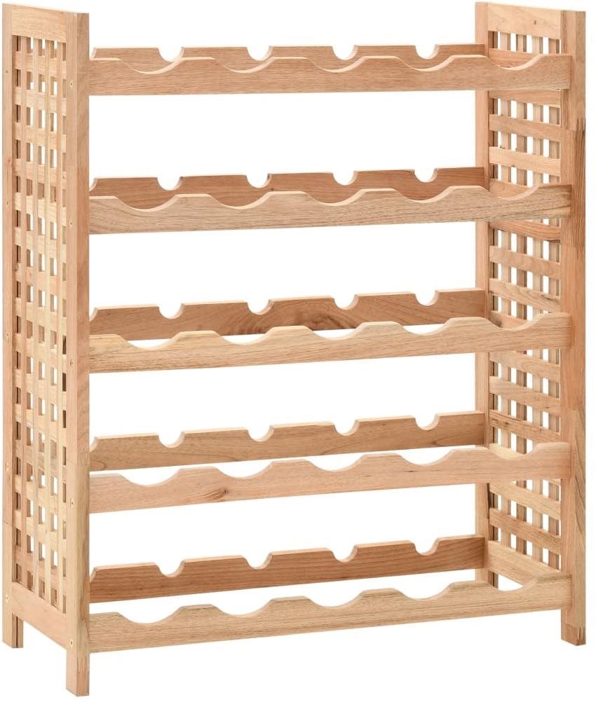 Stojan na víno na 25 fliaš, masívne orechové drevo, 63 x 25 x 73 cm...