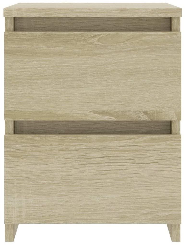 Nočný stolík dub sonoma 30 × 30 × 40 cm drevotrieska Nočný stolík