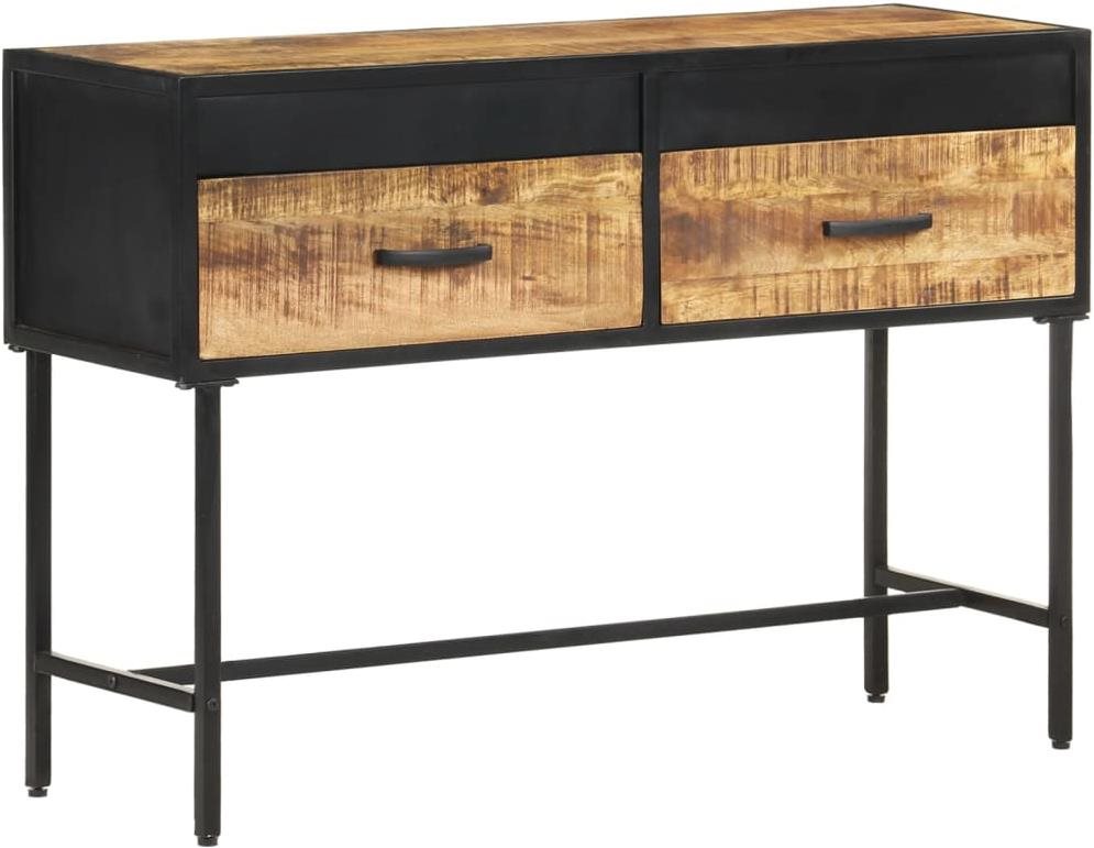 Konzolový stolík 110 × 35 × 75 cm hrubé mangovníkové drevo...