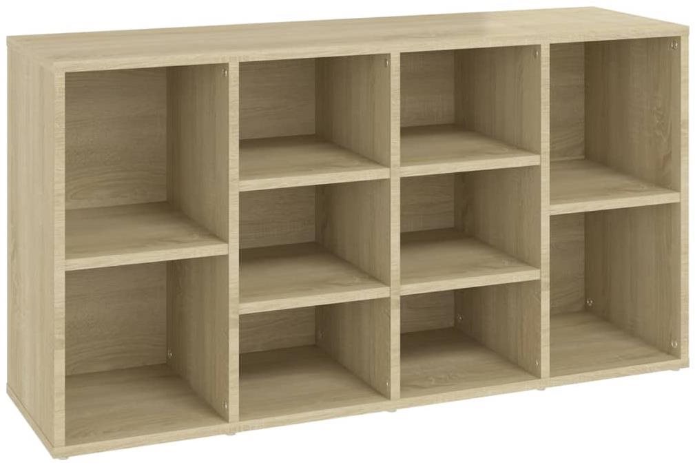 Lavica s botníkom dub sonoma 103 × 30 × 54,5 cm, drevotrieska Botník