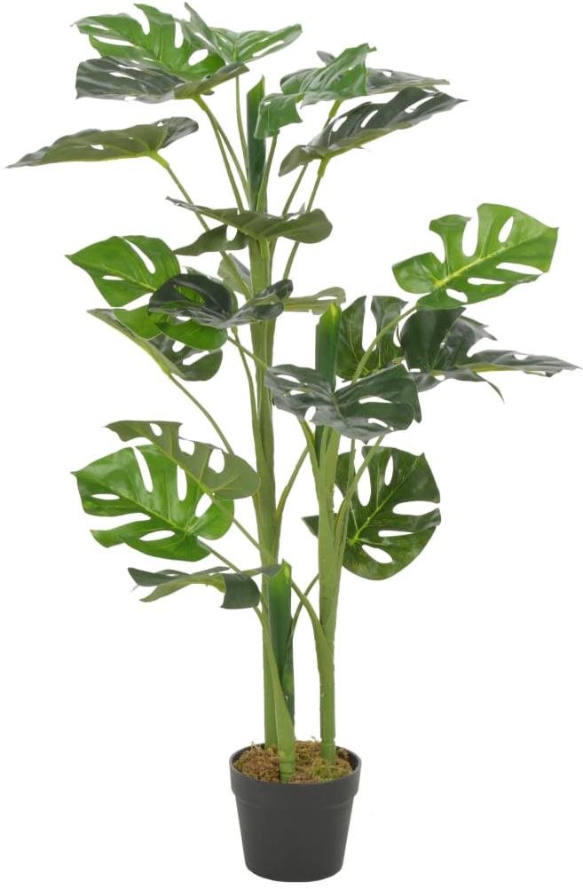 Umelá rastlina monstera s kvetináčom zelená 100 cm Umelý kvet