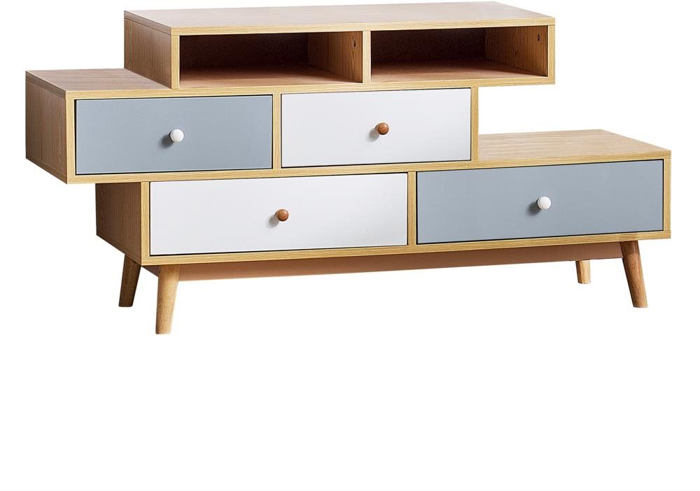 Drevená komoda so 4 zásuvkami IRVINE, 88538 Komoda