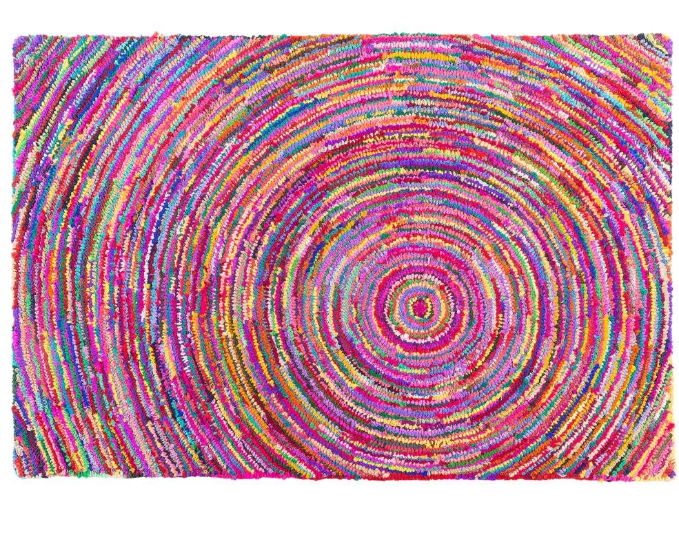 Pestrý bavlnený koberec 140 × 200 cm MALATYA, 57554 Koberec