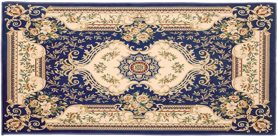 Tmavomodrý koberec 80 × 150 cm GAZIANTEP, 121643 Koberec