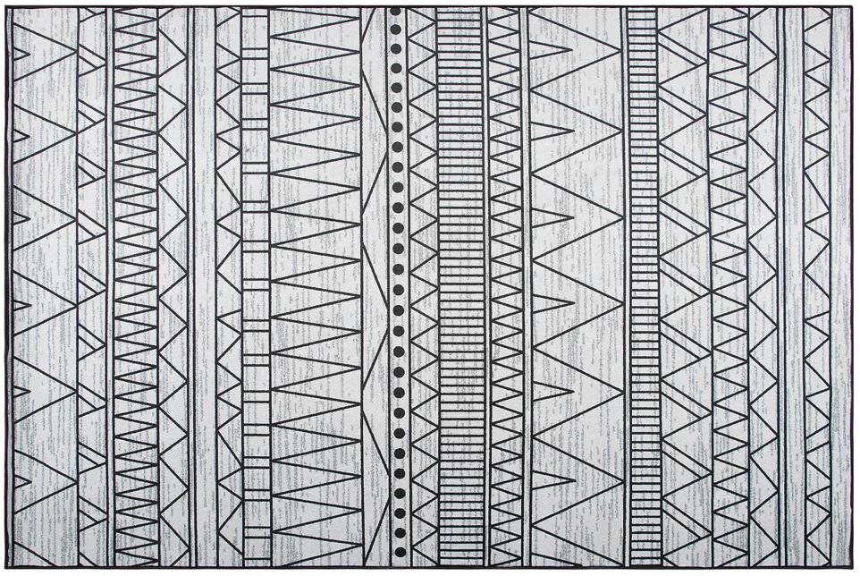 Koberec čierny a sivý 140 × 200 cm KEBAN, 178830 Koberec