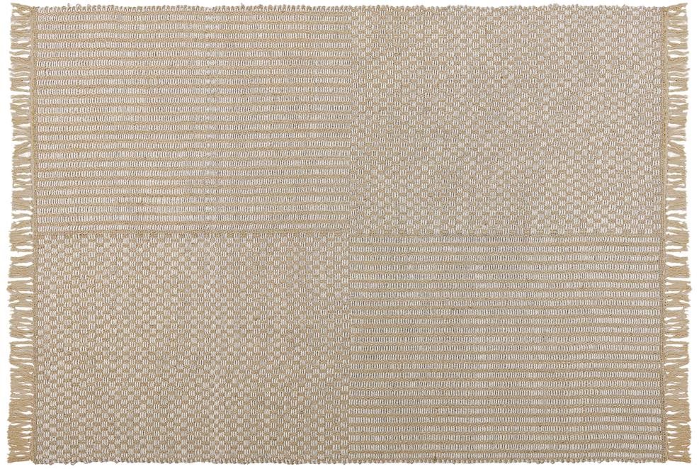 Jutový koberec 140 × 200 cm béžový ADABAG, 264828 Koberec