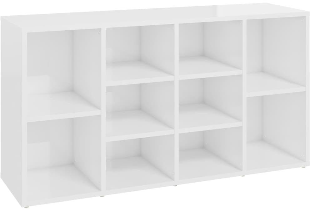 Lavica s topánkovníkom biela, vysoký lesk 103 × 30 × 54,5 cm...