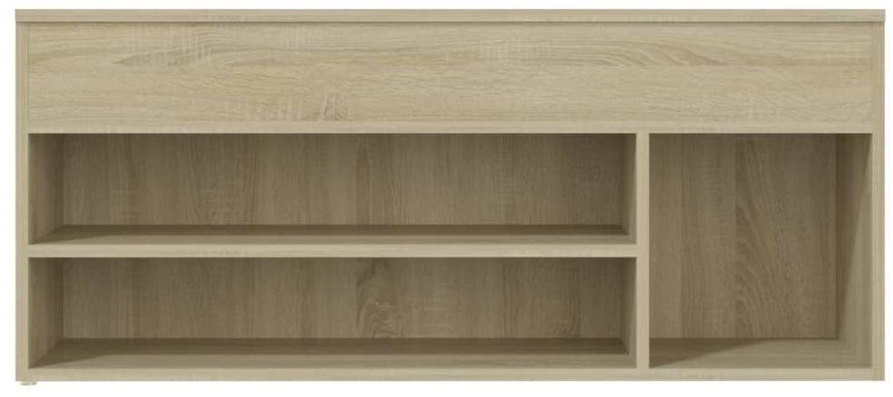Lavica so skrinkou na topánky dub sonoma 105 × 30 × 45 cm...