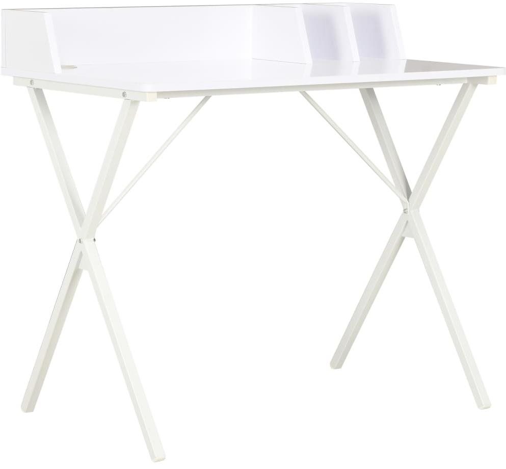 Písací stôl biely 80 x 50 x 84 cm Stôl