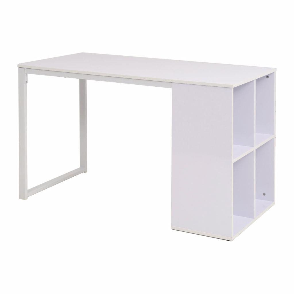 Písací stôl 120 × 60 × 75 cm biely Písací stôl