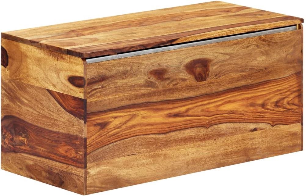 Úložná truhla 80 × 40 × 40 cm masívne sheeshamové drevo Truhla