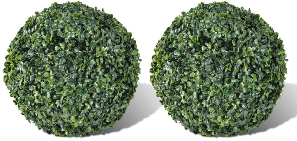 Umelý krušpán buxusové gule 27 cm 2 ks Umelý kvet