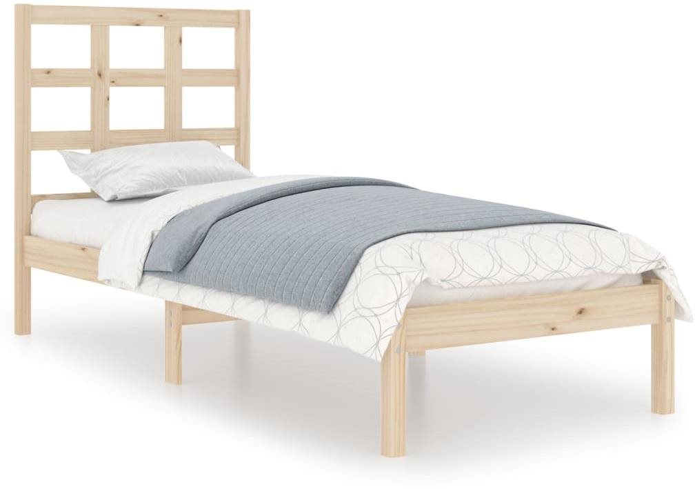 Rám postele masívne drevo 90 × 200 cm, 3105455 Posteľ