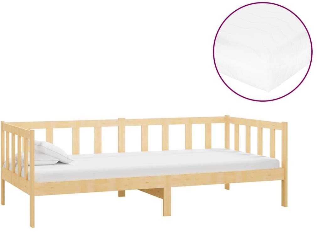 Shumee váľanda s matracom 90×200 cm masívne borové drevo, 3083614...