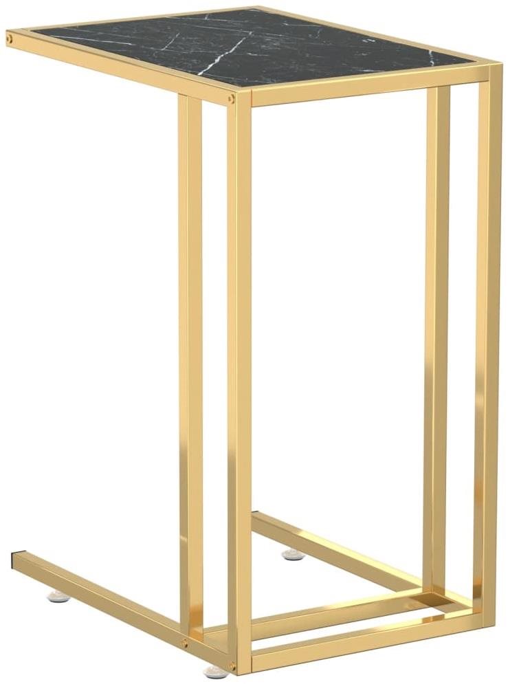 SHUMEE na notebook čierny mramor 50 × 35 × 65 cm tvrdené sklo...