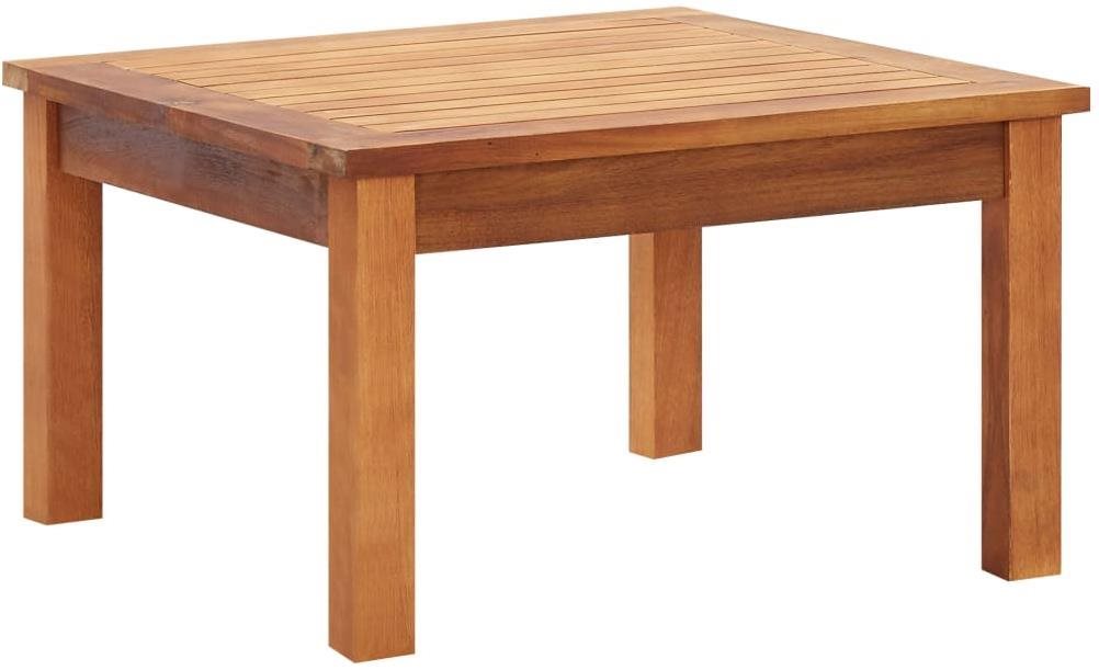 Záhradný konferenčný stolík 60 × 60 × 36 cm masívna akácia Záhradný...