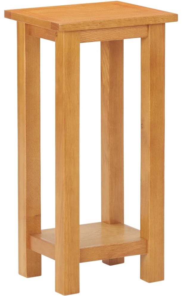 Odkladací stolík 27x24x55 cm masívne dubové drevo Odkladací stolík