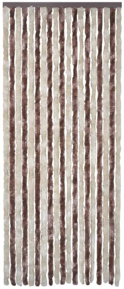 Záves proti hmyzu, béžový a svetlohnedý, 90 x 220 cm Chenille...