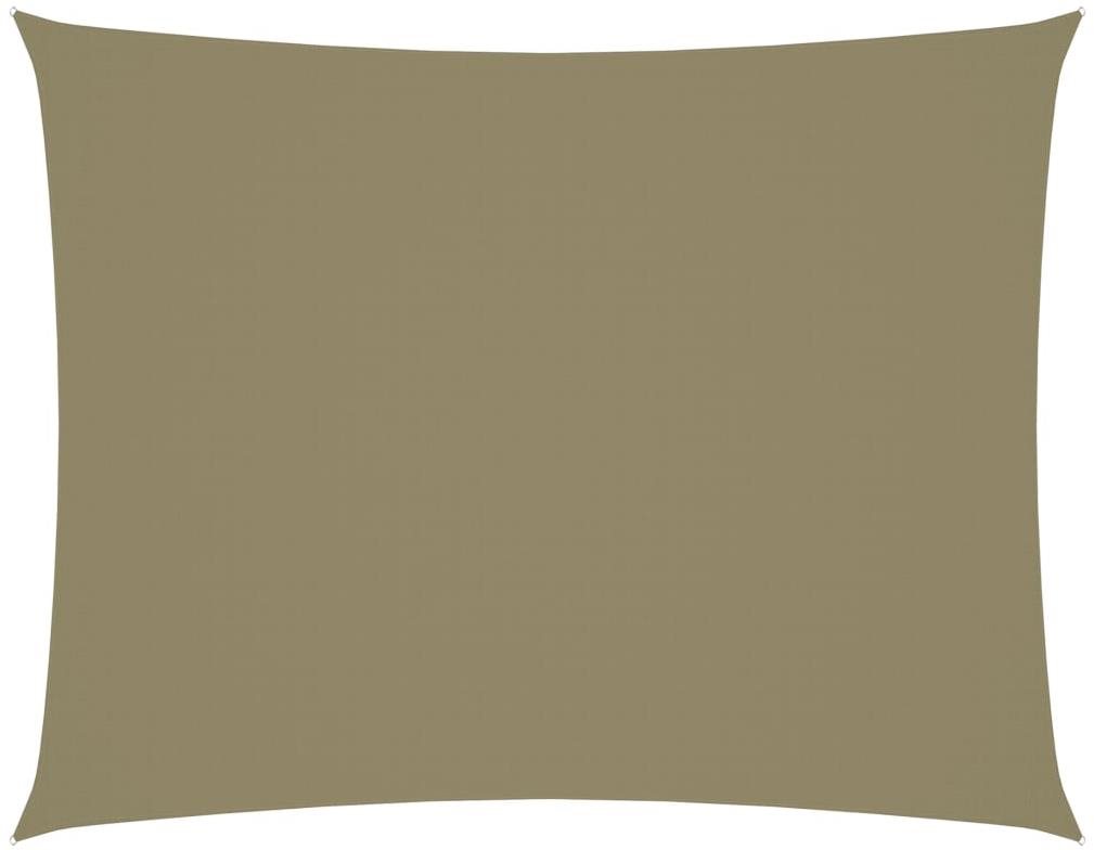 Tieniaca plachta oxfordská látka obdĺžniková 3,5 × 5 m béžová...