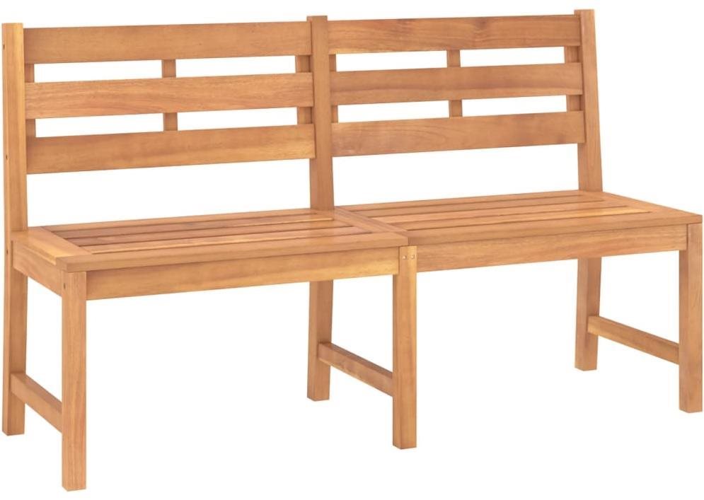 SHUMEE Lavica záhradná s pergolou, teak 150 cm Záhradná lavička