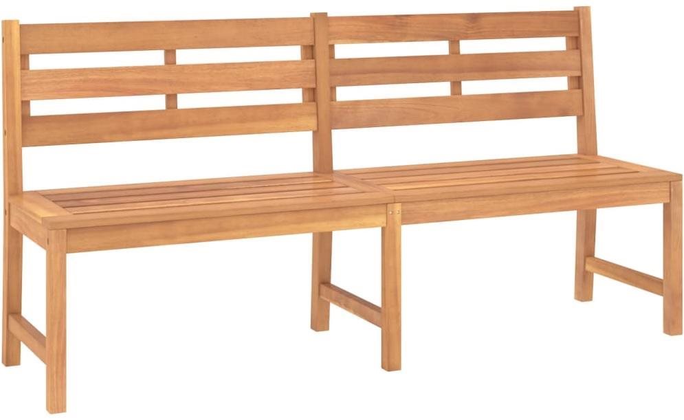 SHUMEE Lavica záhradná s pergolou, teak 180 cm Záhradná lavička