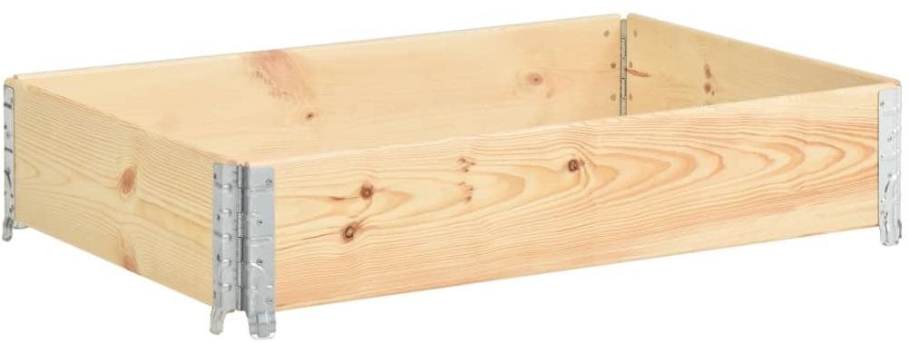 Vyvýšený záhon 50 × 100 cm masívne borovicové drevo Vyvýšený záhon