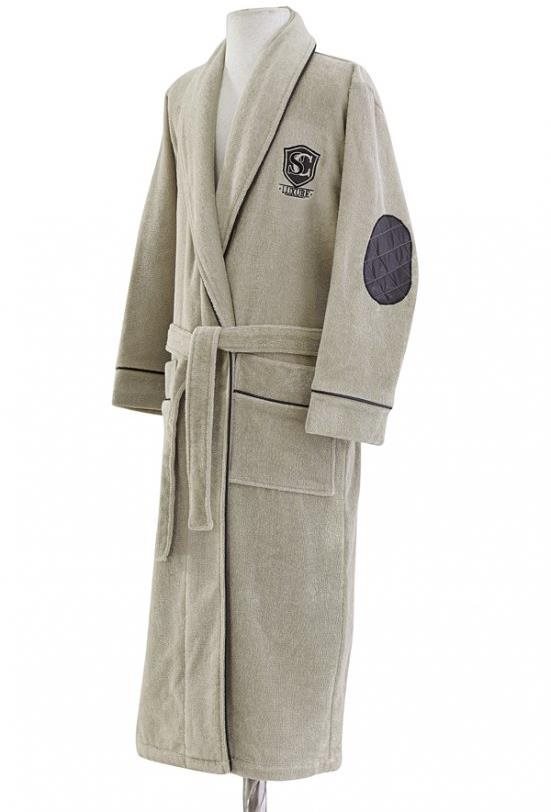 Soft Cotton – Pánsky župan Luxury, béžová, XL Župan
