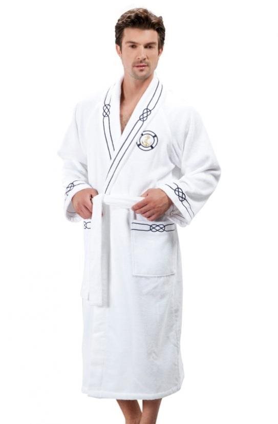Soft Cotton – Luxusný pánsky župan Marine man v darčekovom balení,...