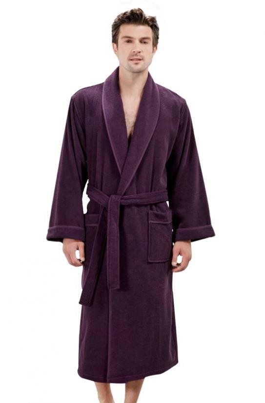 Soft Cotton – Pánsky župan Lord, fialová, M Župan