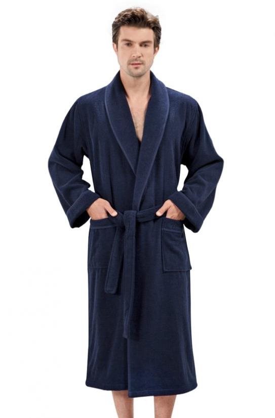 Soft Cotton – Pánsky župan Lord, tmavo modrá, L Župan