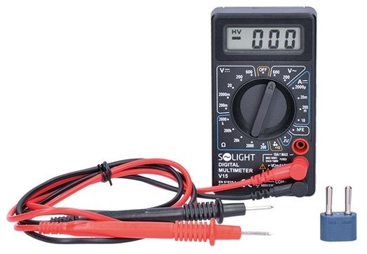 Solight V15 fekete Multiméter
