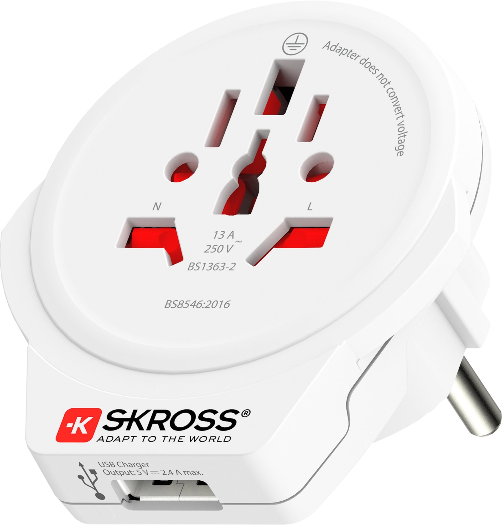 SKROSS PA30USB Travel Adapter