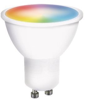 Solight LED SMART WIFI žiarovka, GU10, 5 W, RGB, 400 lm LED žiarovka