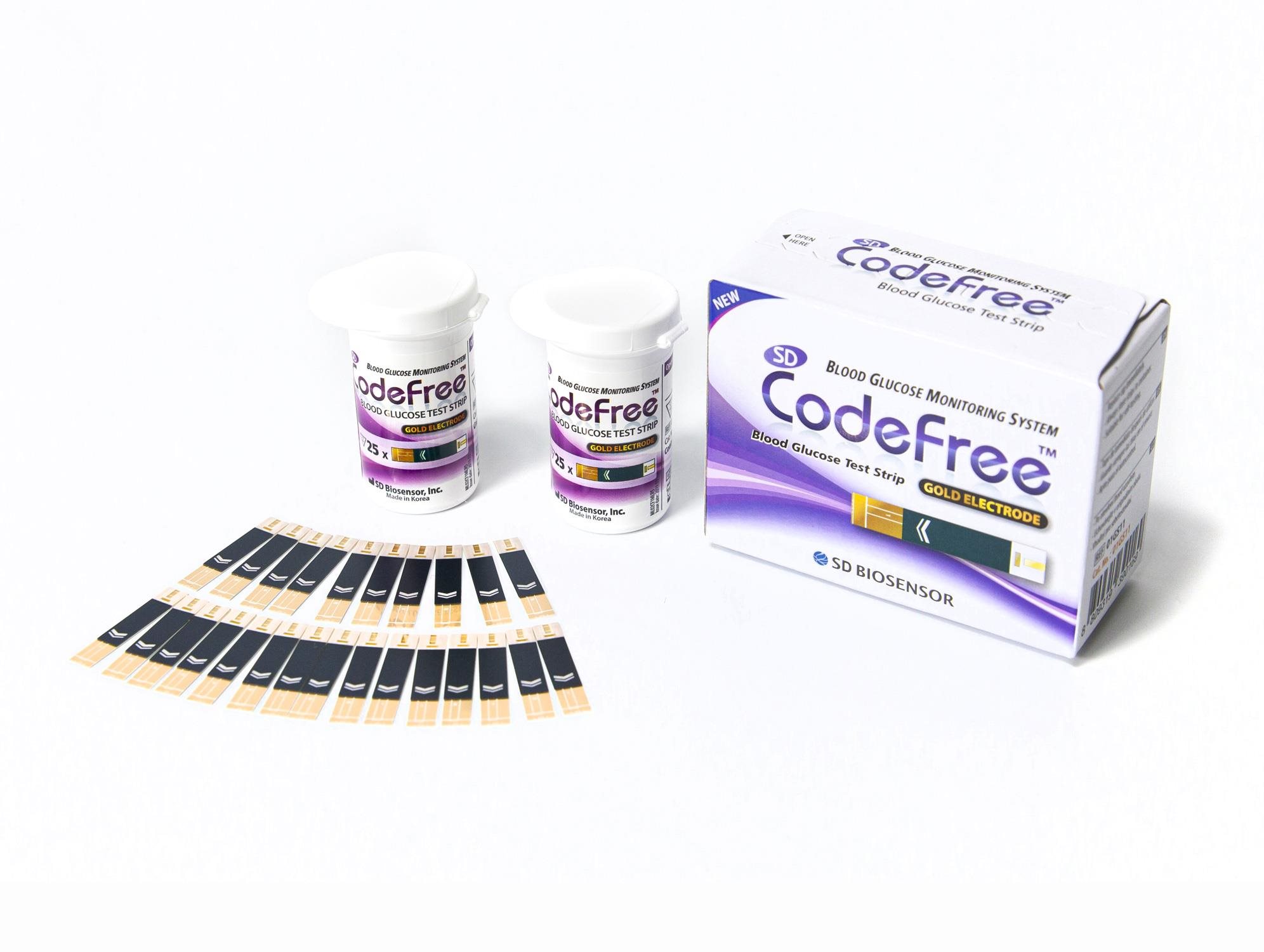 SD Biosensor SD Codefree, 50 db (01GS11) Tesztcsík