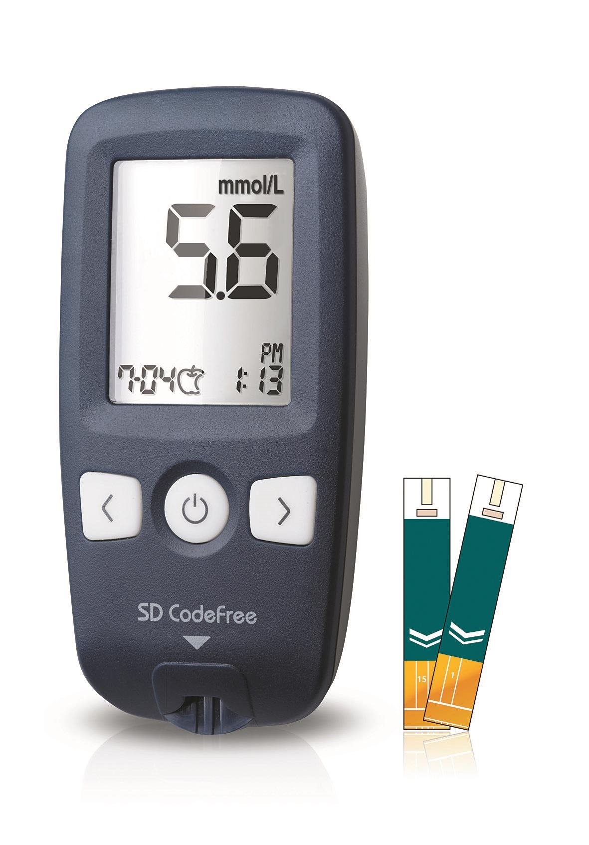 SD Biosensor Codefree set + 10 prúžkov Glukomer