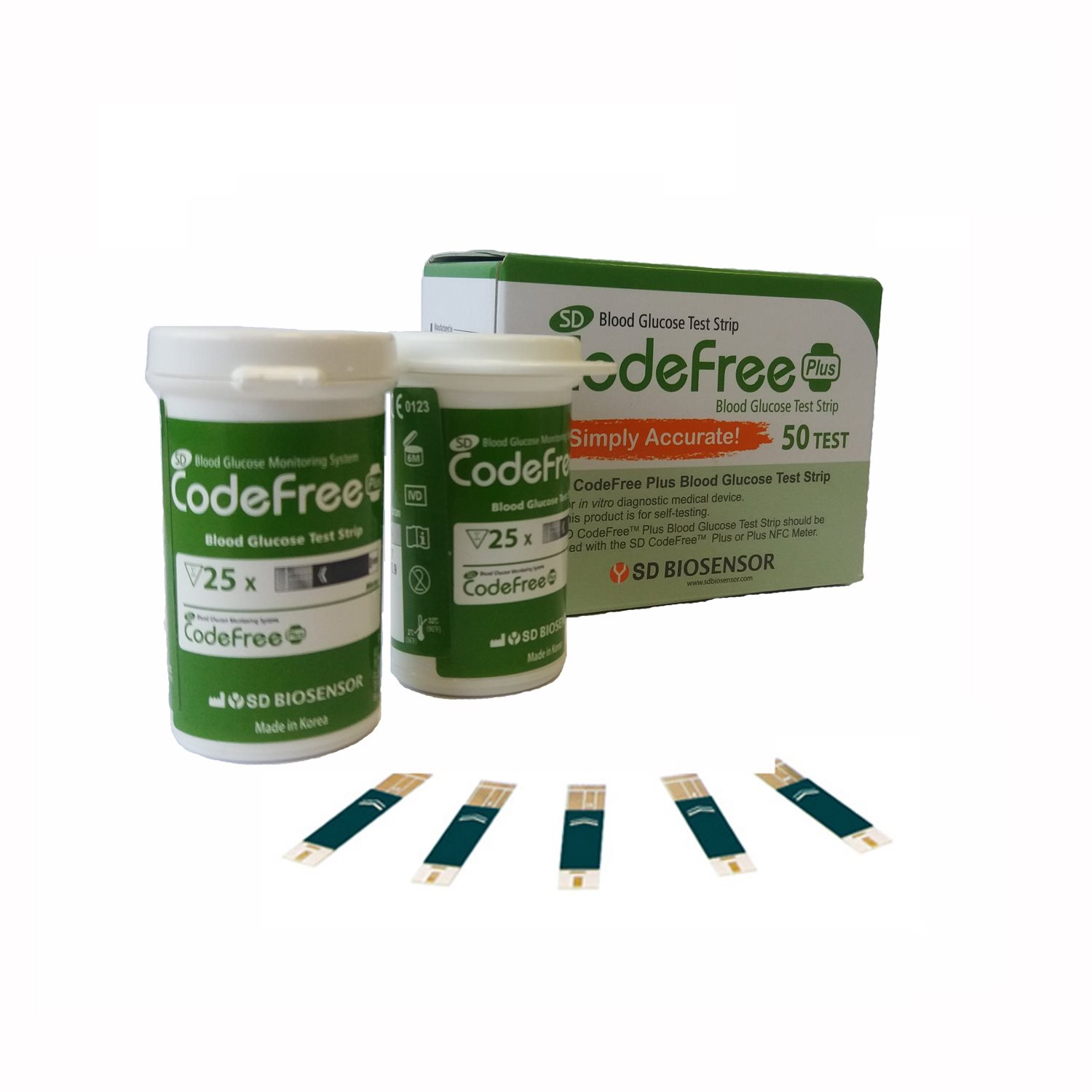 STANDARD DIAGNOSTICS Tesztcsík SD Codefree (PLUS)...