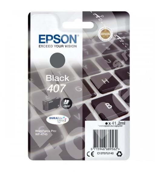 Epson T07U140 č. 407 čierna Cartridge