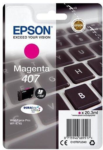 Epson T07U340 Nr.407 lila Druckerpatrone