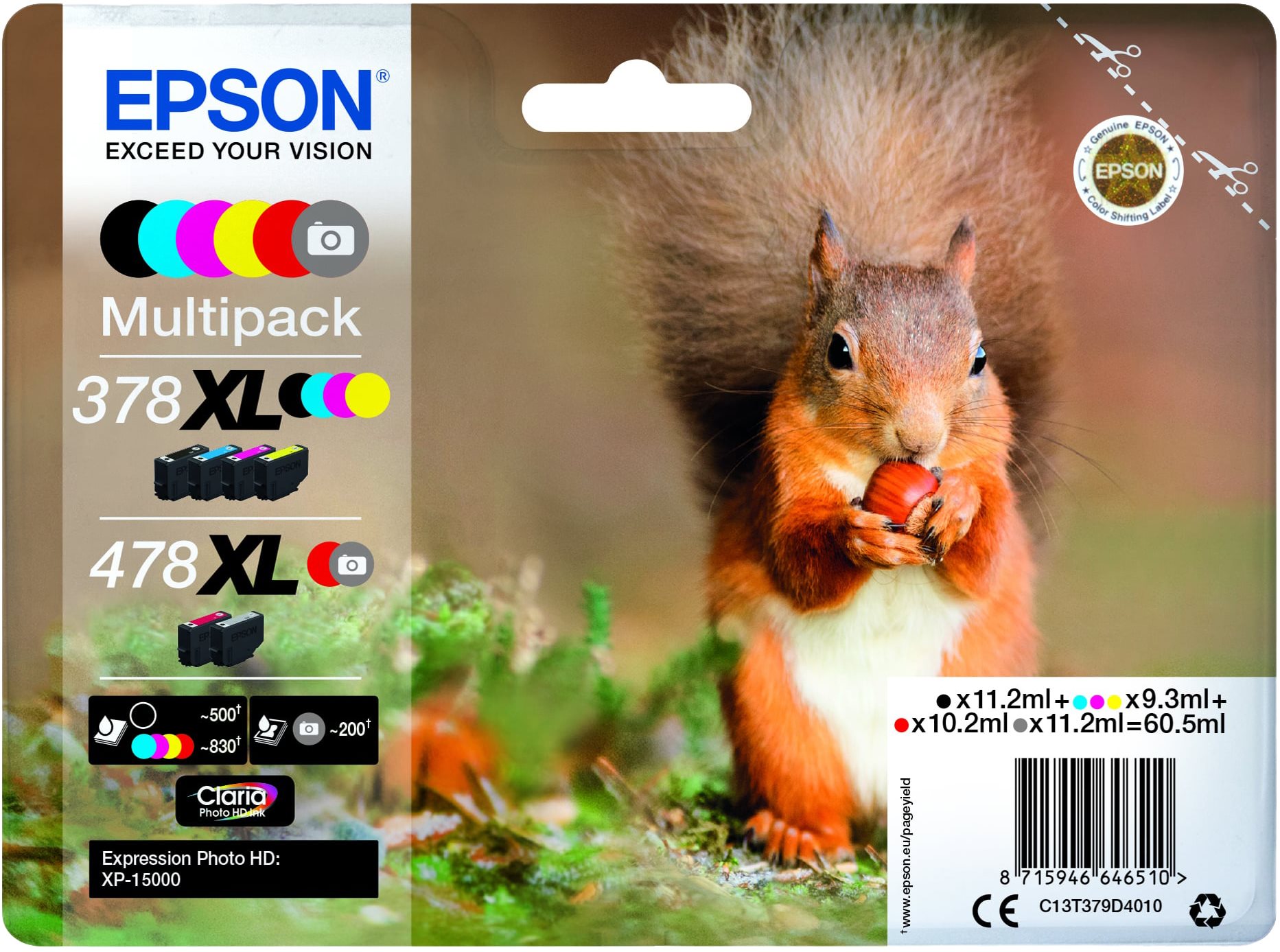Epson 378XL + 478 XL multipack Cartridge