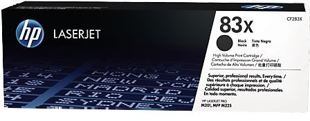 HP CF283X n° 83X Original Noir Toner