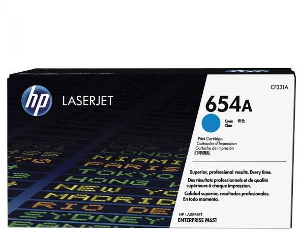 HP CF331A n° 654A cyan original Toner