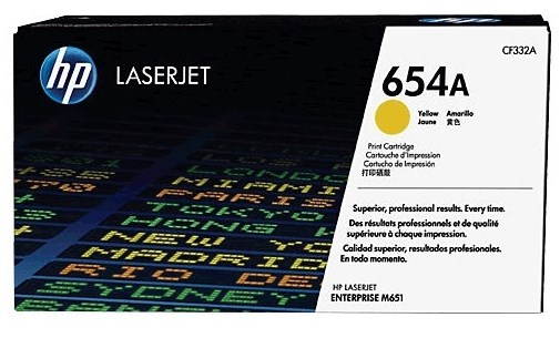 HP CF332A No.654A Yellow Printer Toner