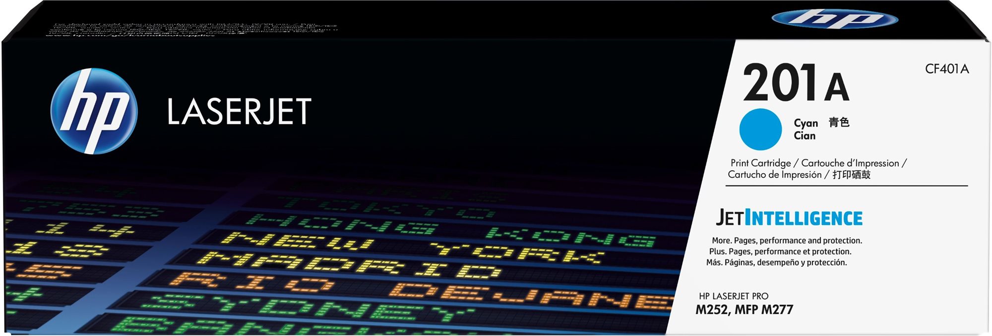 HP CF401A No. 201A Cyan Original Printer Toner