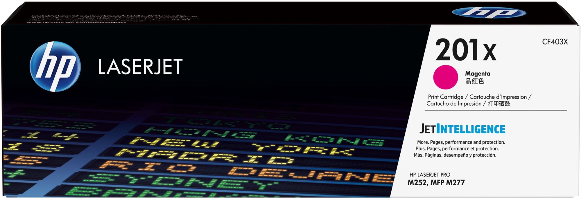 HP CF403X No. 201X Magenta Printer Toner
