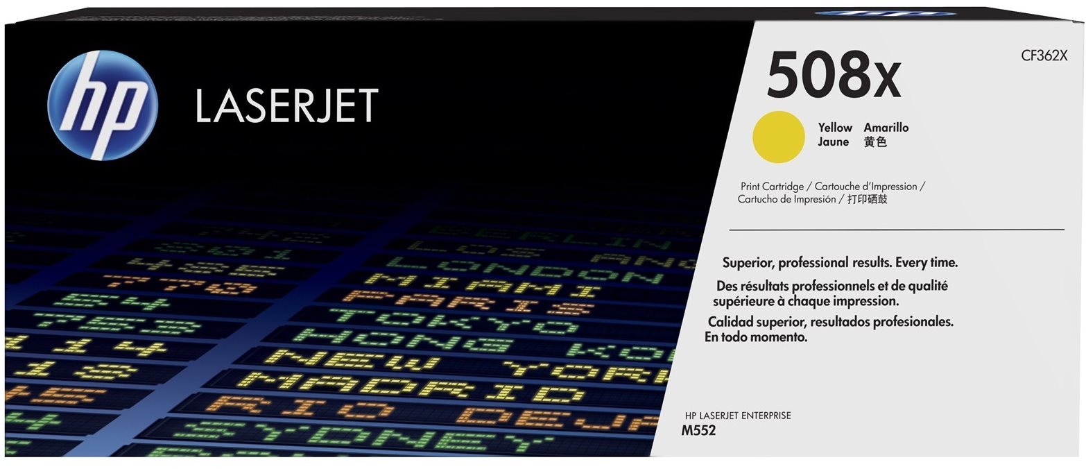 HP CF362X no. 508X Yellow Printer Toner